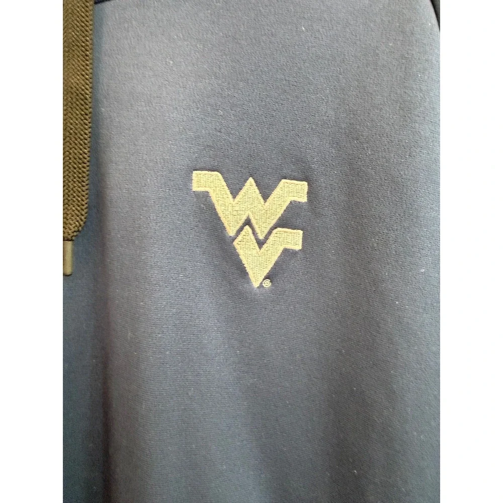 Nike West Virginia Mountaineers Dri-FIT Hoodie Navy Blue Mens XL WVU Sweatshirt